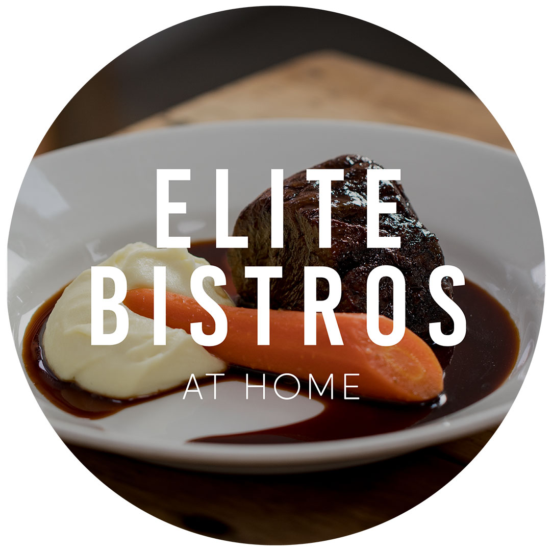 Elite Bistro at Home logo design