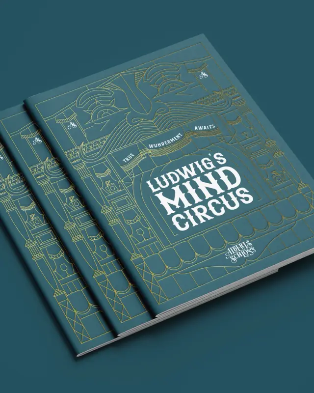 Hot off the press in all its gold foil glory @albertsschloss new menu is live! 

Inspired by the eccentrically wild world of King Ludwig II of Bavaria… we brought to life his Mind Circus, a whirlwind of fantasy, flair, deliciousness. 

We created Vintage puppet theatres / Juggling bears and Fortune tellers to bring this concept to life. 

Drop in to your local Schloss and let us know what you think of the new menus. 

#Albertschloss #menudesign #printdesign #restaurantcreative #foodanddrinkdesign #designagency #NaturalSelectionDesign